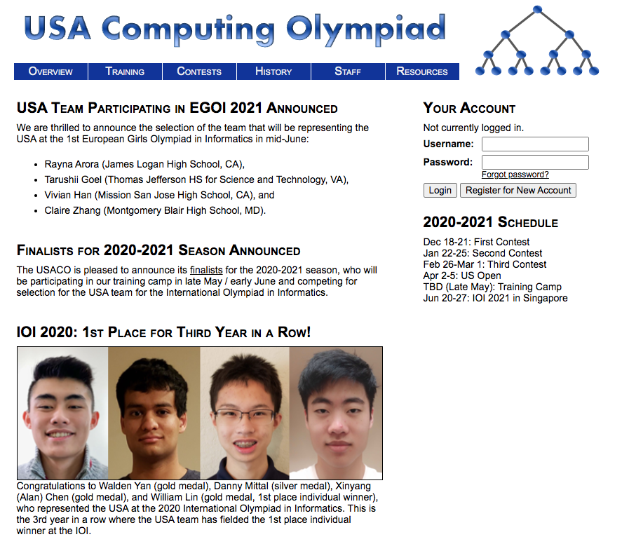 美国计算机奥林匹克竞赛